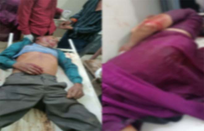 जमीन विवाद में दंपती पर जानलेवा हमला, पत्नी की मौत, पति गंभीर रूप सें घायल