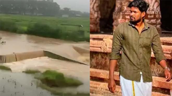 मैनपाट में भारी बारिश के बाद घुनघुट्टा नदी उफान पर, घुमने आए स्‍टूडेंट बहे, युवती बची, युवक लापता