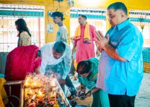 सावन के तृतीय सोमवार और नागपंचमी पर मंत्री राजेश अग्रवाल ने किया भगवान भोलेनाथ का पूजन-अर्चन