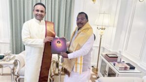 कृषि मंत्री रामविचार नेताम ने श्री सत्य साई ग्राम का किया दौरा, अत्याधुनिक साईश्योर एलएलपी न्यूट्रास्यूटिकल संयंत्र का किया अवलोकन