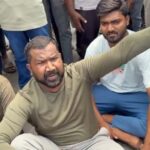 VIDEO : नेशनल हाईवे 53 की बदहाली पर ग्रामीणों का चक्काजाम, झलप-पटेवा मार्ग पर 2 घंटे से यातायात ठप, सैकड़ों वाहन जाम में फंसे