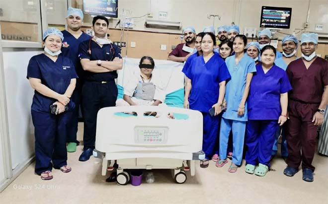 छत्तीसगढ़ के सरकारी अस्पताल में हुई बिहार की महिला मरीज की सफल बाईपास सर्जरी, 60 % हार्ट नहीं कर रहा था काम