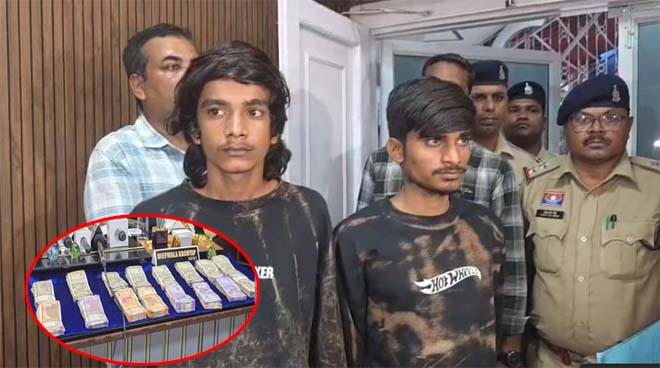 लाखों की चोरी का 24 घंटे में खुलासा : ट्रेन से उज्जैन भाग रहे दो आरोपियों को पुलिस ने दबोचा
