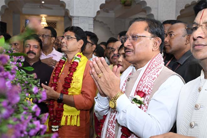 भगवान श्रीकृष्ण का जीवन हमें धर्म, कर्तव्य और लोककल्याण के मार्ग पर चलने की देता है प्रेरणा : मुख्यमंत्री विष्णुदेव साय