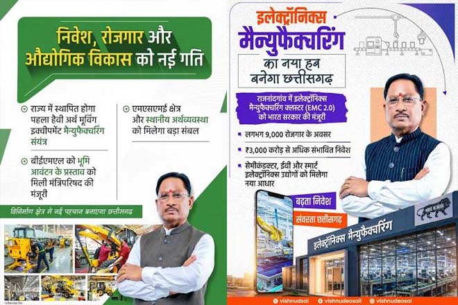 माइनिंग से हाई-वैल्यू मैन्युफैक्चरिंग तक : छत्तीसगढ़ लगा रहा दांव, करीब 8 लाख करोड़ के निवेश प्रस्ताव