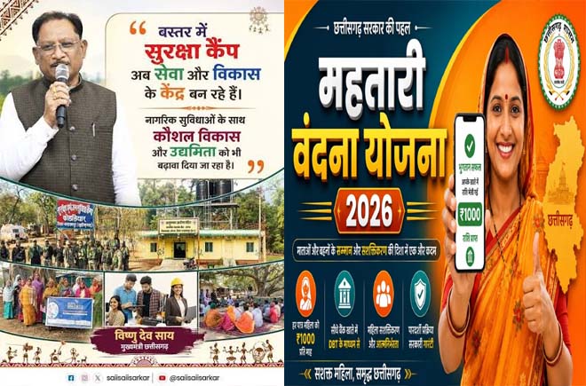 छत्तीसगढ़ में नीतिगत बदलावों से विकास को मिली नई रफ्तार : किसानों, महिलाओं, गरीबों और युवाओं से लेकर उद्योगों, शिक्षा, बस्तर और सुशासन तक हो रहा बड़े फैसलों का असर