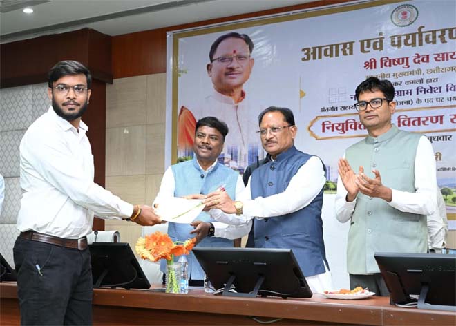 भविष्य के छत्तीसगढ़ के शहरों को आकार देने की महत्वपूर्ण जिम्मेदारी अब युवा टाउन प्लानर्स के कंधों पर : मुख्यमंत्री विष्णुदेव साय