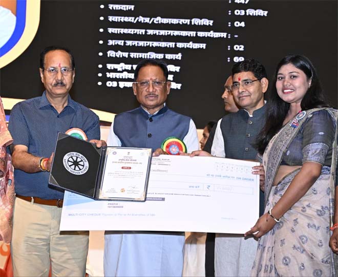 युवा शक्ति विकसित भारत और विकसित छत्तीसगढ़ के निर्माण की सबसे बड़ी ताकत : मुख्यमंत्री विष्णु देव साय