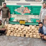 गांजे की बड़ी खेप पकड़ाई : 2 अंतर्राज्यीय तस्कर गिरफ्तार, 60 लाख का गांजा बरामद, ओडिशा से गुजरात ले जा रहे थे गाँजा