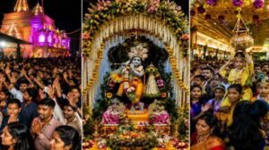 नंदलाल के जन्मोत्सव की धूम : कान्हा के जयकारों से गूँजा रायपुर, जन्माष्टमी पर मंदिरों मे उमड़ा आस्था का सैलाब