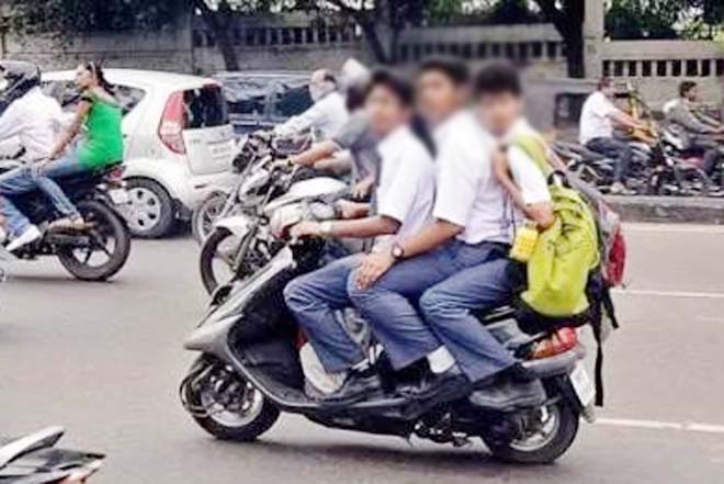 परिवहन विभाग का सख्त आदेश : नाबालिगों के दोपहिया वाहन चलाने पर पूरी तरह रोक, होगी कार्रवाई
