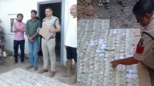खैर लकड़ी के अवैध परिवहन मामले में बड़ी कार्रवाई: आरोपी मनीष अग्रवाल के मकान पर पुलिस ने दी दबिश, 81 लाख कैश बरामद