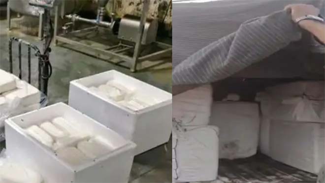 प्‍लाईवुड फैक्ट्री की आड़ में बन रहा था एनालॉग पनीर, खाद्य विभाग ने साढ़े 6 क्विंटल किया जब्त