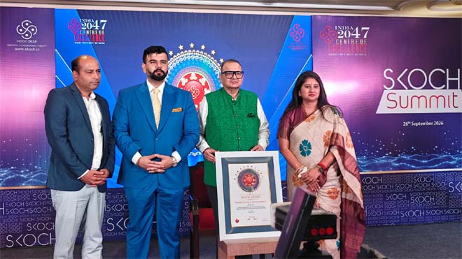 राज्य बाल अधिकार संरक्षण आयोग हुआ राष्ट्रीय स्तर पर सम्मानित : छत्तीसगढ़ के ‘रक्षक’ मॉडल को राष्ट्रीय पहचान, डॉ. वर्णिका शर्मा SKOCH गोल्डन अवार्ड से सम्मानित