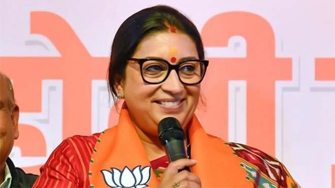छत्तीसगढ़ और हरियाणा की प्रदेश प्रभारी बनी भाजपा की वरिष्ठ नेता स्मृति ईरानी,जताया आभार  