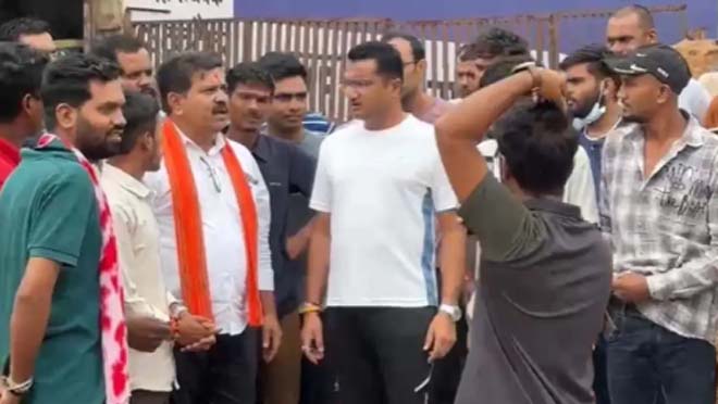 बारिश ने खोली एनएच-30 की पोल : जलभराव और जर्जर सड़क से मचा हड़कंप, गृहमंत्री विजय शर्मा ने रुककर लिया जायजा