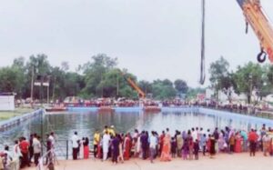 गणेश उत्सव नजदीक, विसर्जन कुंड अधूरा, रायपुर नगर निगम ने ठेकेदारों को दी चेतावनी