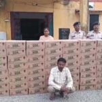 75 पेटी अवैध शराब जब्त : दशहरा मेले में बेचने की थी तैयारी, पुलिस की छापेमारी में पकड़ाया एक आरोपी