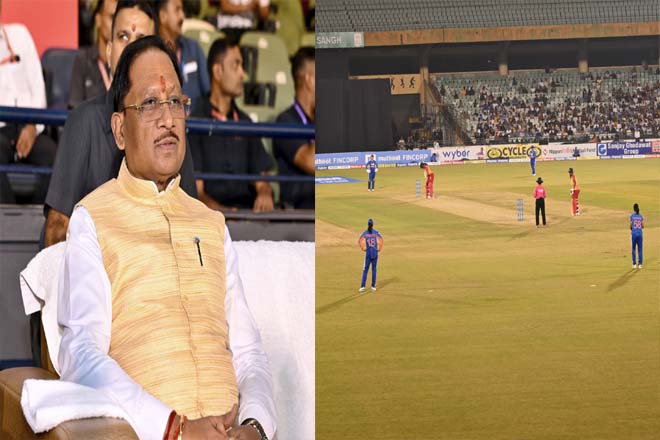 महिला क्रिकेट की ऐतिहासिक श्रृंखला से प्रदेश की बेटियों को मिलेगी नई प्रेरणा : मुख्यमंत्री साय