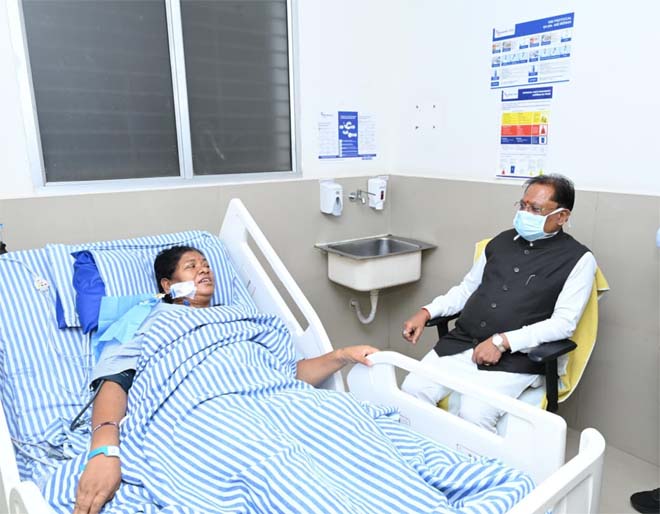 मुख्यमंत्री विष्णुदेव साय ने विधायक श्रीमती रायमुनी भगत का जाना कुशलक्षेम : शीघ्र स्वास्थ्य लाभ की कामना की