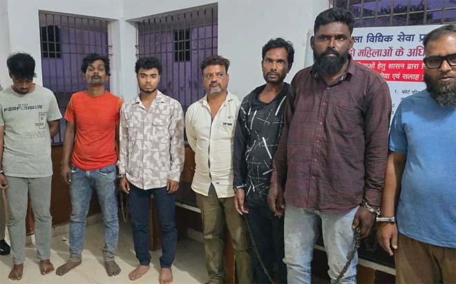 नवरात्रि में गौहत्या, हलाल कर बेचते थे गौ मांस, 10 आरोपी गिरफ्तार