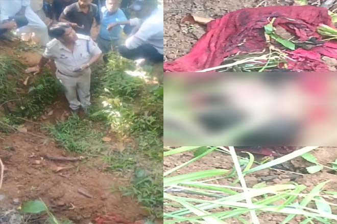 खेत में मिला कटा सिर : नाले के पास बरामद हुआ धड़, पुलिस ने 2 संदिग्धों को दबोचा