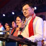 विजयादशमी पर शहर के प्रमुख दशहरा उत्सवों में शामिल हुए उद्योग मंत्री श्री लखन लाल देवांगन