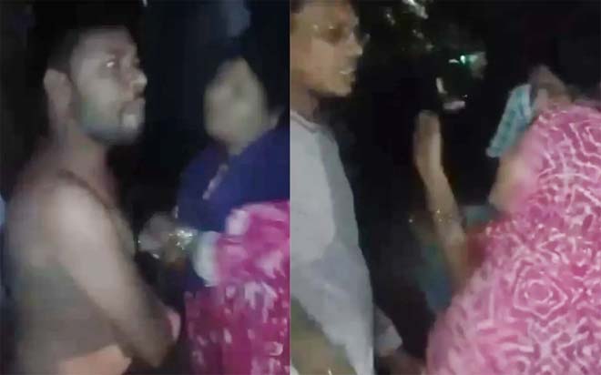 अवैध शराब पकड़ने गई थी पुलिस : पुलिस टीम से बदसलूकी, युवक ने उतारी पैंट, महिलाओं ने जवानों को मारे थप्पड़