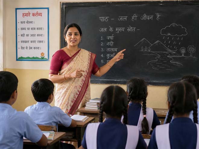 छत्तीसगढ़ में ऑनलाइन हाजिरी में 7 हजार शिक्षक गैरहाजिर, वेतन रोकने की तैयारी!