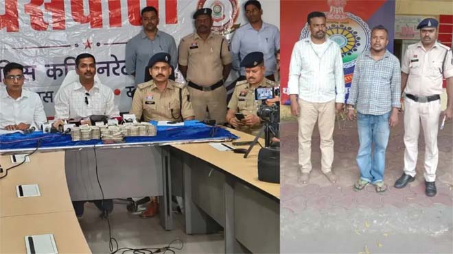 53 लाख की उठाईगिरी : पुलिस ने किया खुलासा…2 आरोपी गिरफ्तार, बच्चों के खिलौनों में छिपाए पैसे 