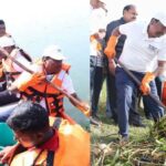 सेवा मेरा योगदान : वन मंत्री केदार कश्यप ने बीजापुर के महादेव तालाब में श्रमदान कर दिया स्वच्छता का संदेश
